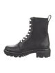 Rag & Bone Leather Whipstitch Trim Combat Boots