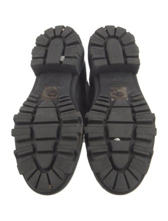 Rag & Bone Leather Whipstitch Trim Combat Boots