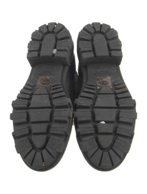 Rag & Bone Leather Whipstitch Trim Combat Boots