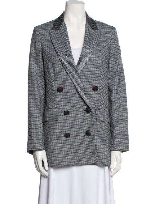 Rag & Bone Plaid Print Blazer
