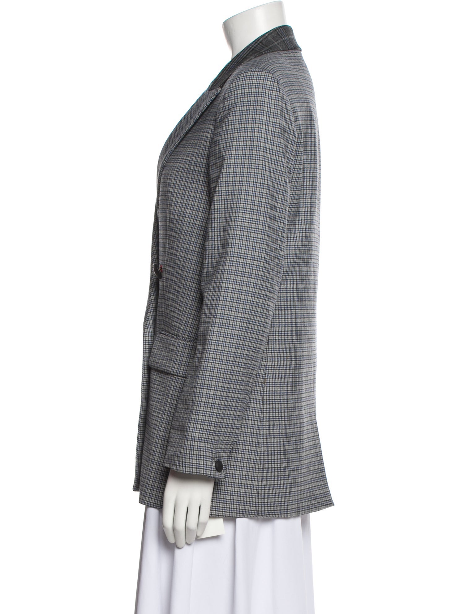 Rag & Bone Plaid Print Blazer
