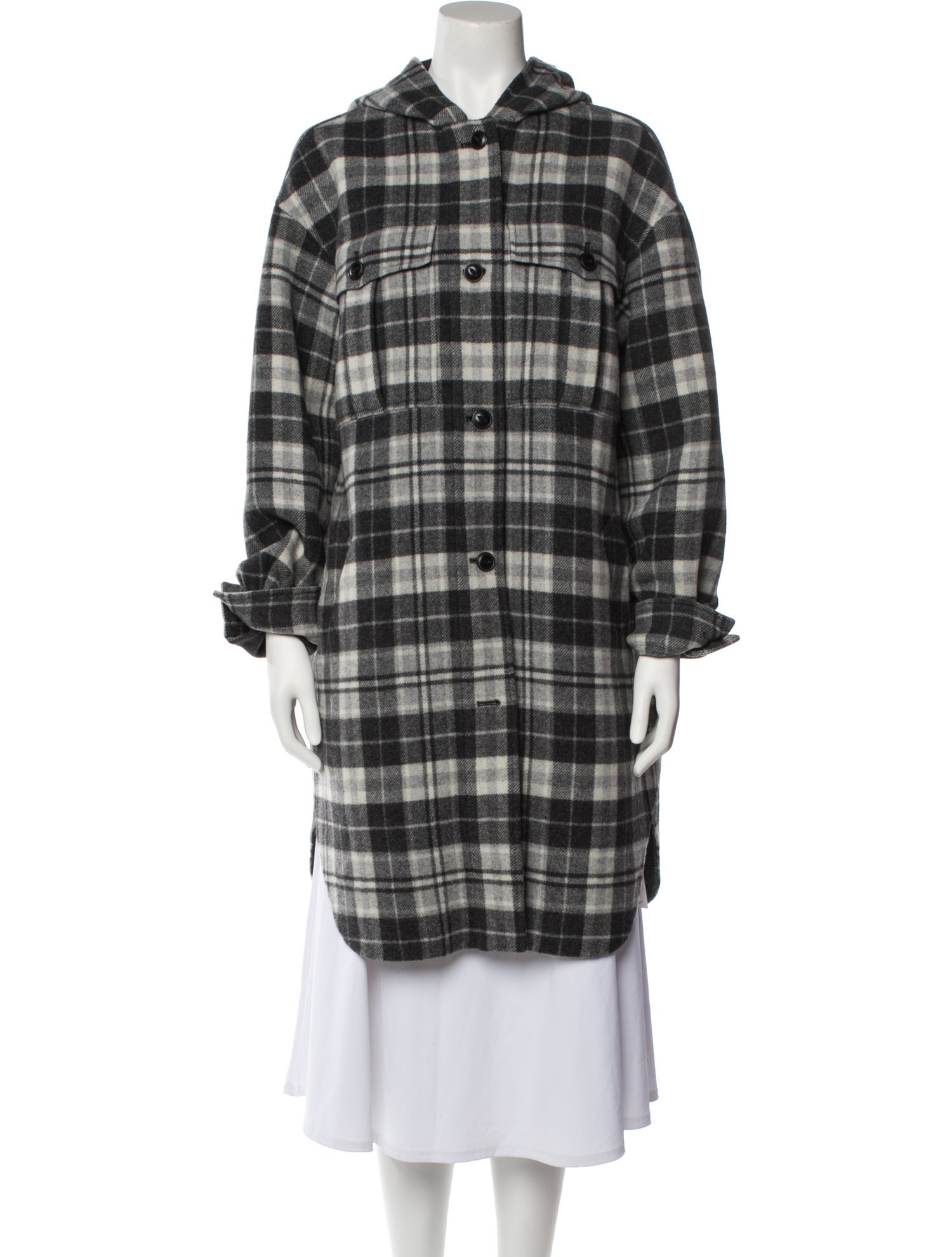 Rag & Bone Plaid Print Coat