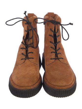Rag & Bone Suede Combat Boots
