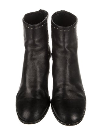 Rag & Bone Leather Studded Accents Boots