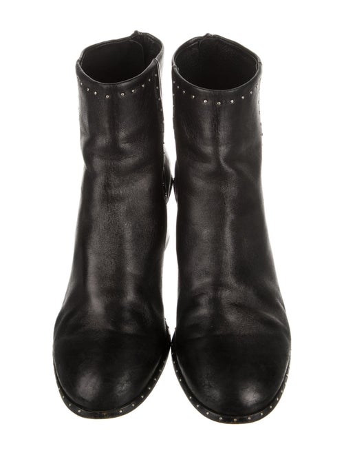 Rag & Bone Leather Studded Accents Boots