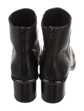 Rag & Bone Leather Studded Accents Boots