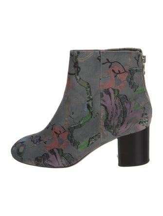Rag & Bone Velvet Printed Boots