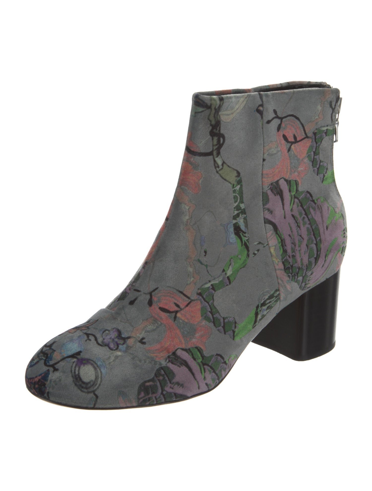 Rag & Bone Velvet Printed Boots