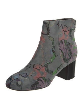 Rag & Bone Velvet Printed Boots