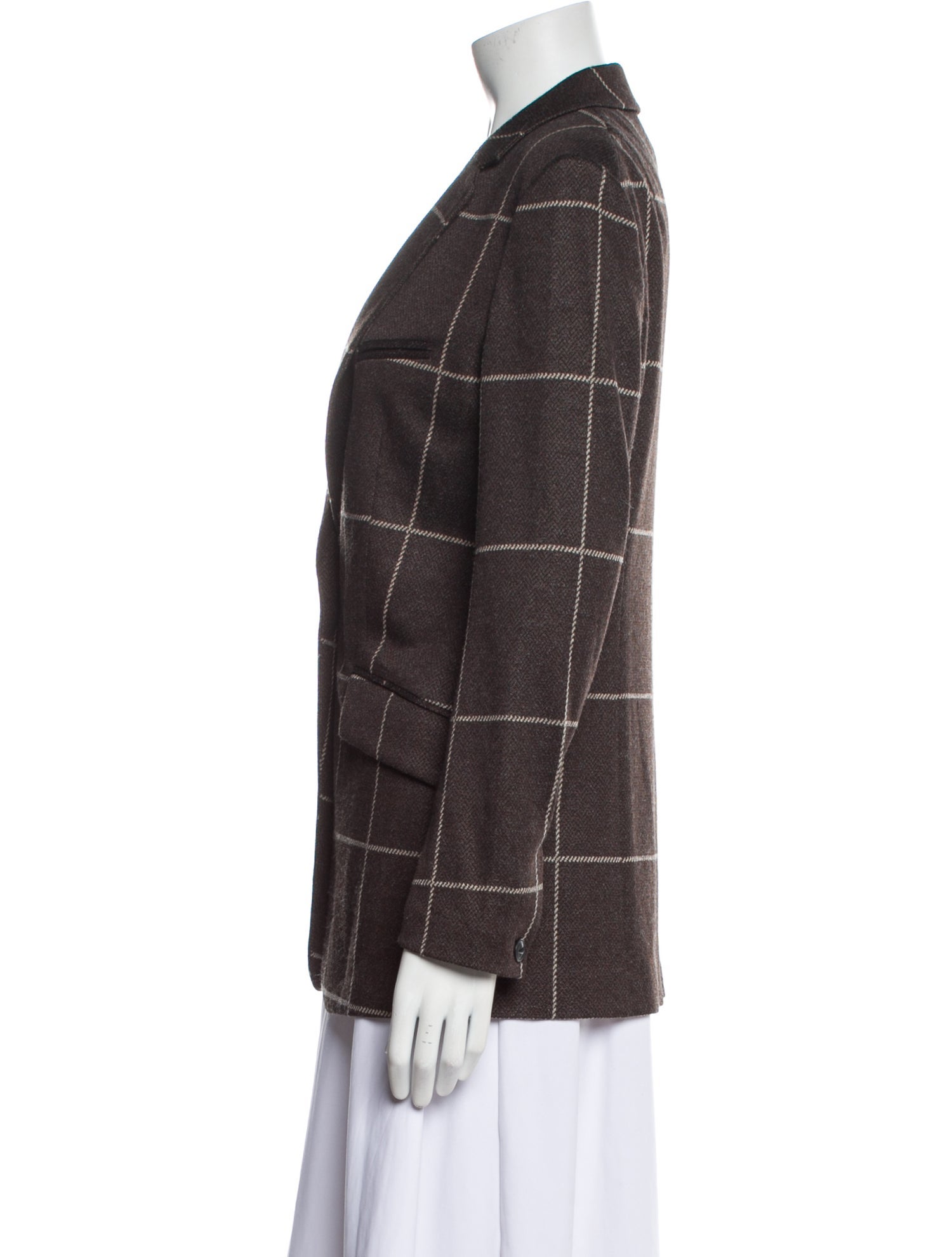 Rag & Bone Plaid Print Blazer