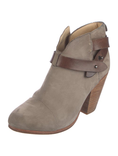 Rag & Bone Suede Leather Trim Embellishment Boots