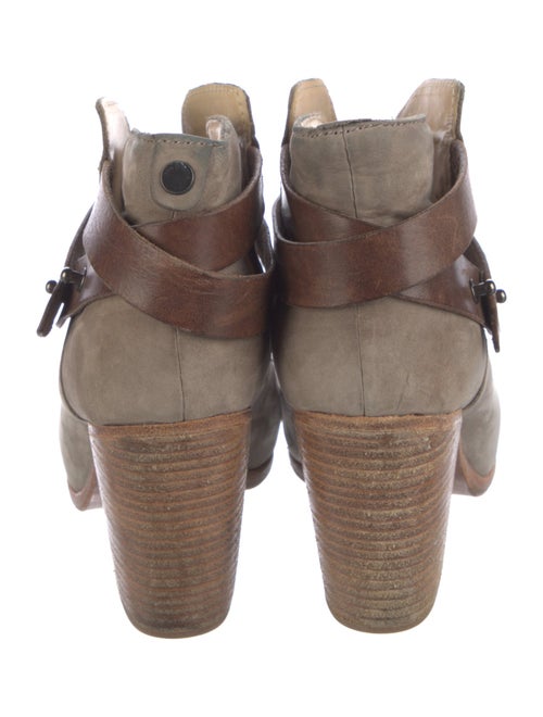 Rag & Bone Suede Leather Trim Embellishment Boots