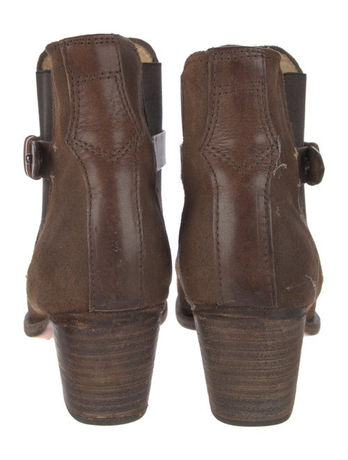 Rag & Bone Suede Grosgrain Trim Chelsea Boots