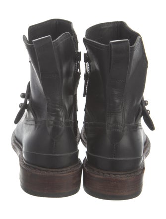 Rag & Bone Leather Moto Boots