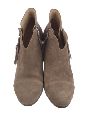 Rag & Bone Suede Fringe Trim Accent Boots