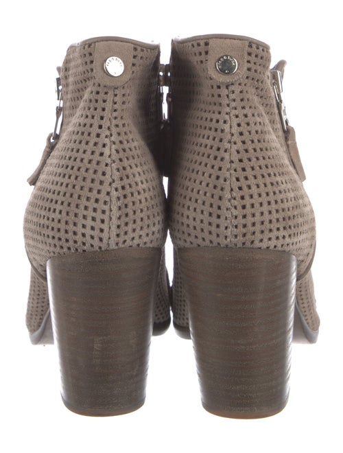 Rag & Bone Suede Lasercut Accents Boots