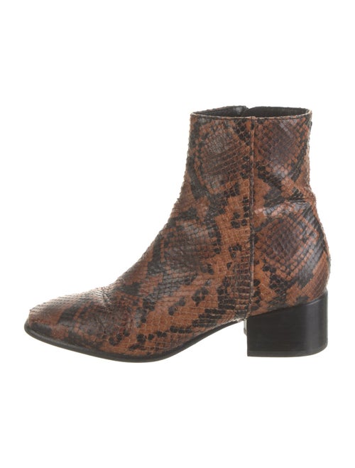 Rag & Bone Snakeskin Animal Print Boots