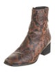 Rag & Bone Snakeskin Animal Print Boots