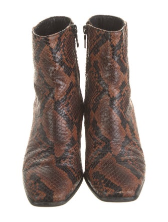 Rag & Bone Snakeskin Animal Print Boots