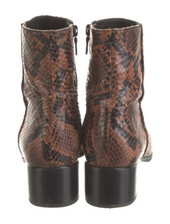 Rag & Bone Snakeskin Animal Print Boots