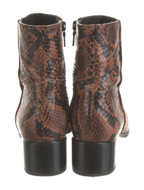 Rag & Bone Snakeskin Animal Print Boots