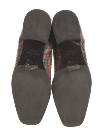 Rag & Bone Snakeskin Animal Print Boots