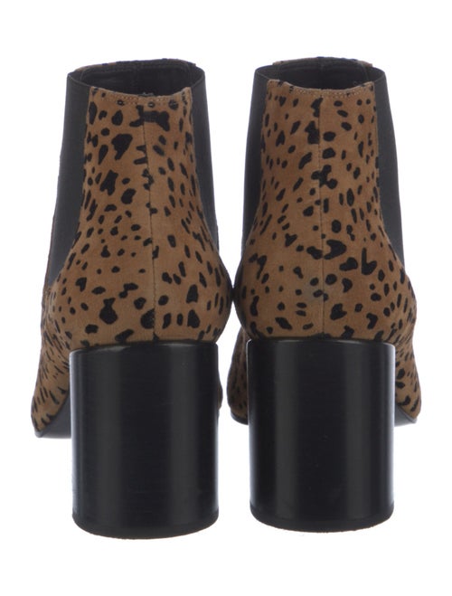 Rag & Bone Suede Animal Print Chelsea Boots