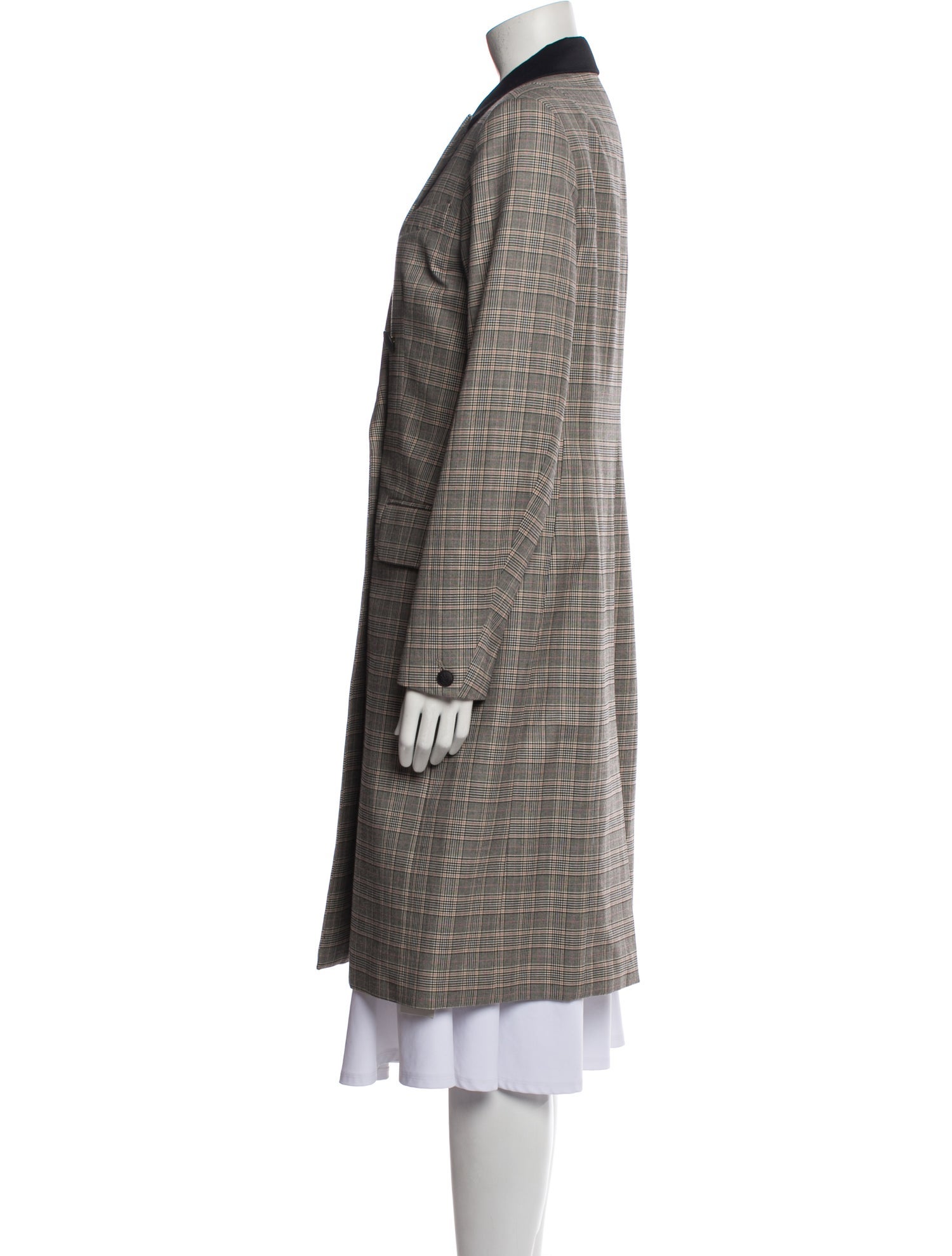 Rag & Bone Plaid Print Coat
