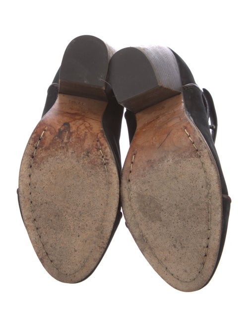 Rag & Bone Suede Leather Trim Embellishment Boots