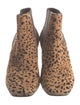 Rag & Bone Suede Animal Print Chelsea Boots