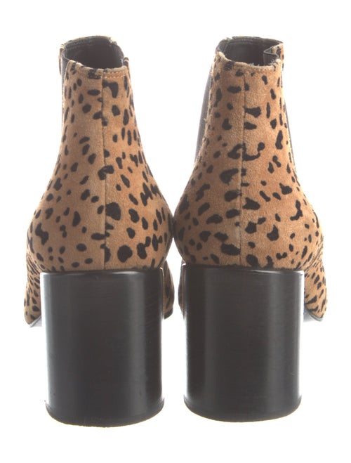 Rag & Bone Suede Animal Print Chelsea Boots