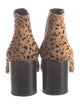 Rag & Bone Suede Animal Print Chelsea Boots