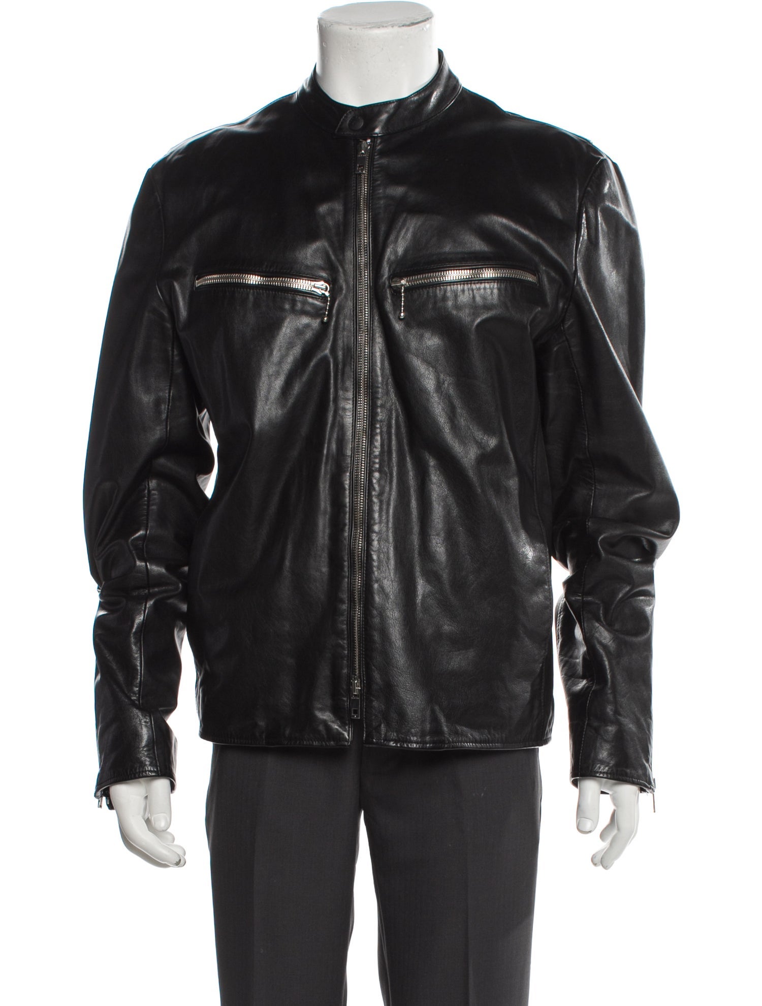 Rag & Bone Calf Leather Moto Jacket