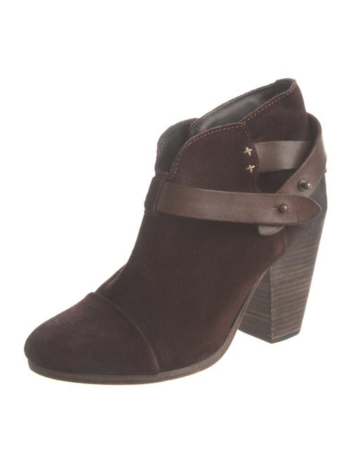 Rag & Bone Suede Leather Trim Embellishment Boots