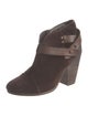 Rag & Bone Suede Leather Trim Embellishment Boots