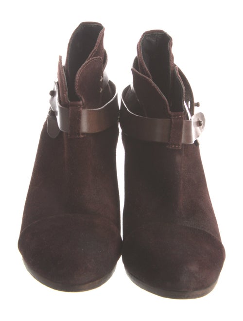 Rag & Bone Suede Leather Trim Embellishment Boots