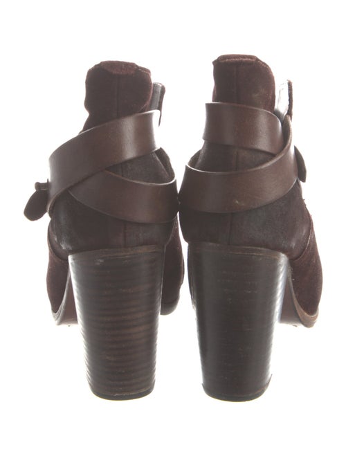 Rag & Bone Suede Leather Trim Embellishment Boots