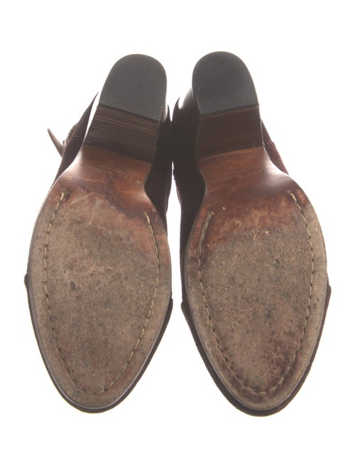 Rag & Bone Suede Leather Trim Embellishment Boots