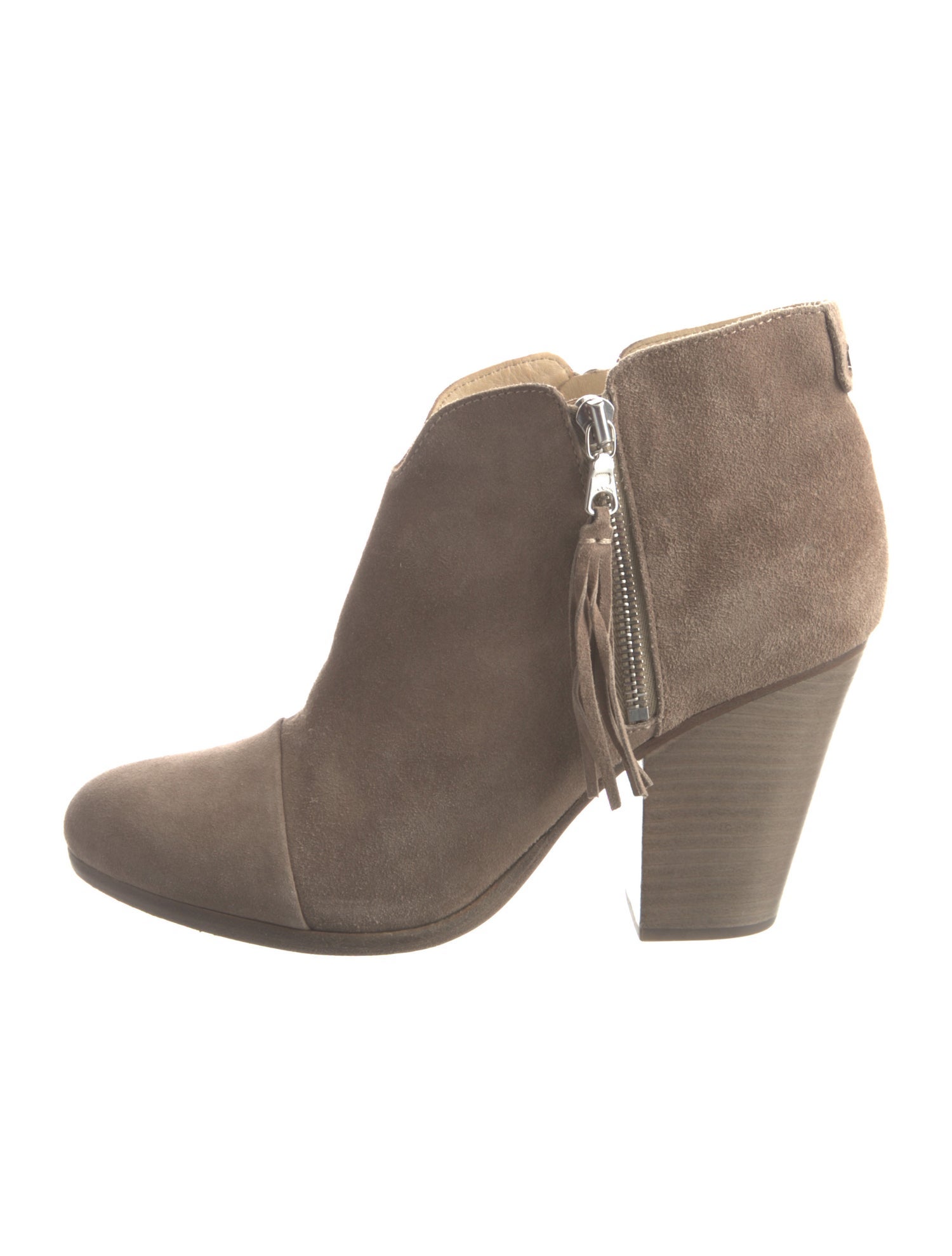 Rag & Bone Suede Tassel Accents Boots