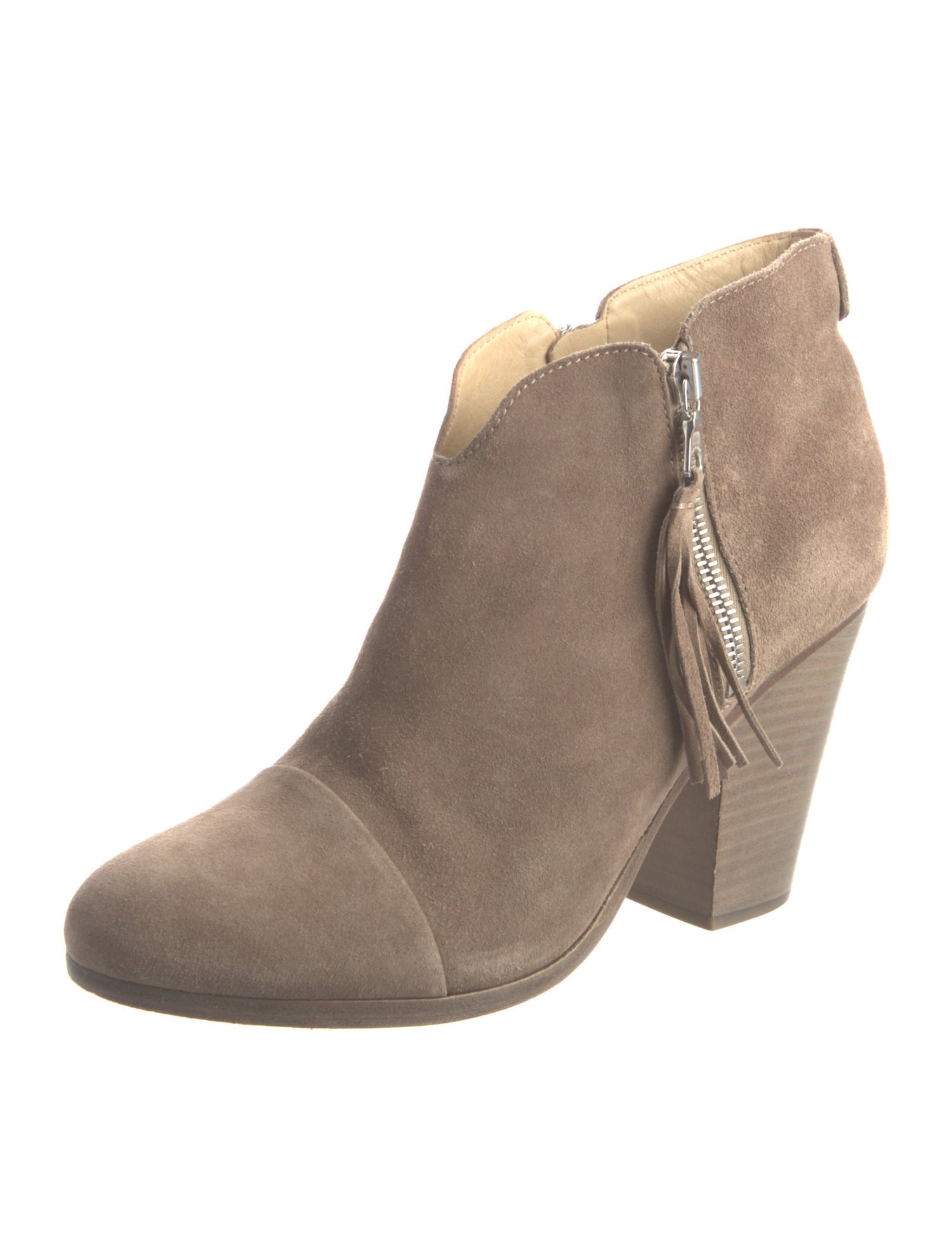 Rag & Bone Suede Tassel Accents Boots