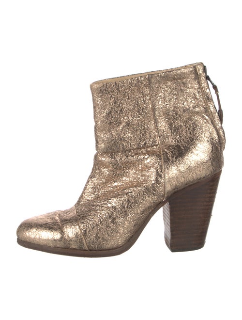 Rag & Bone Leather Animal Print Boots