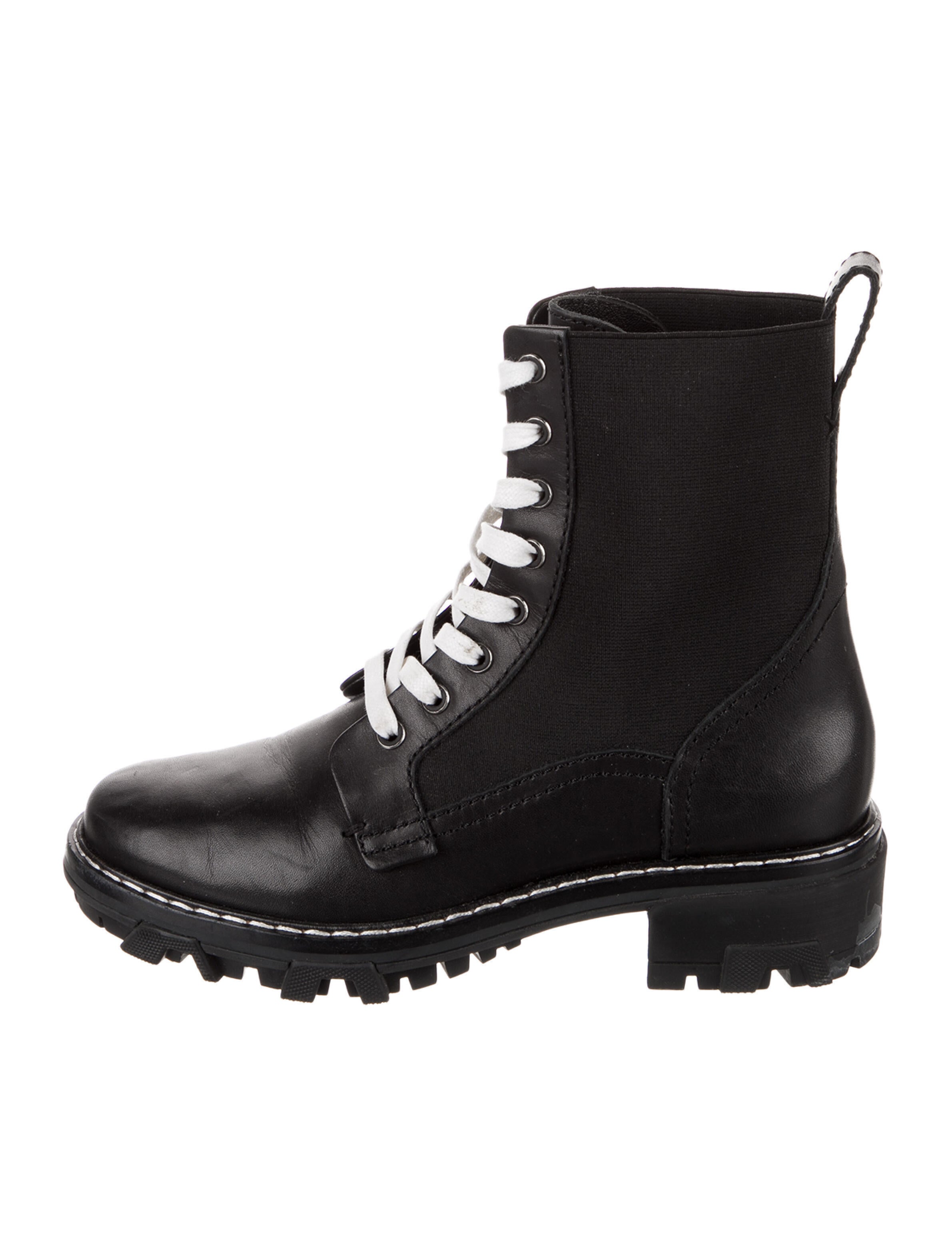 Rag & Bone Leather Combat Boots