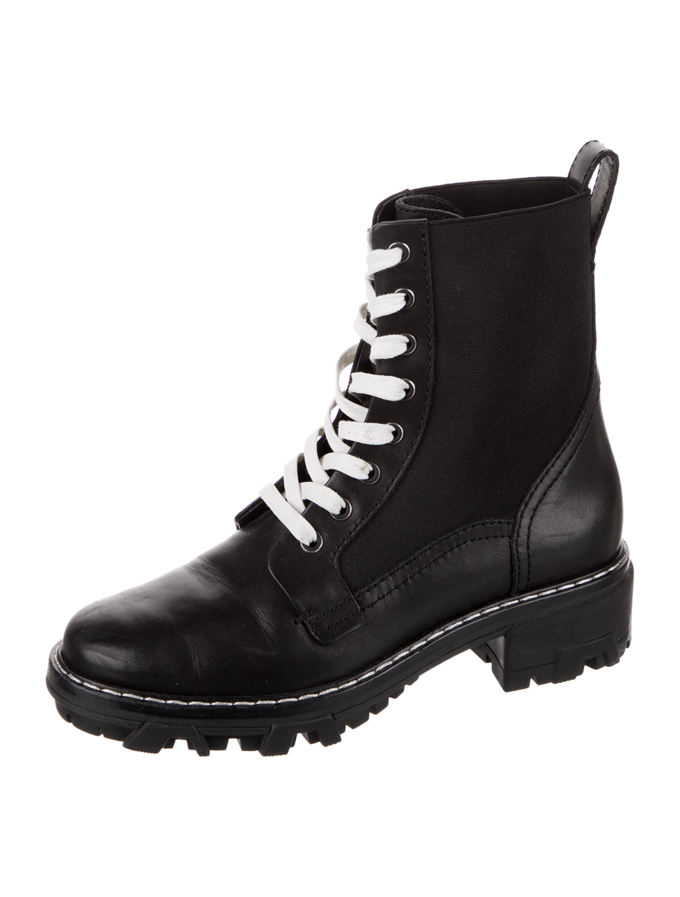 Rag & Bone Leather Combat Boots