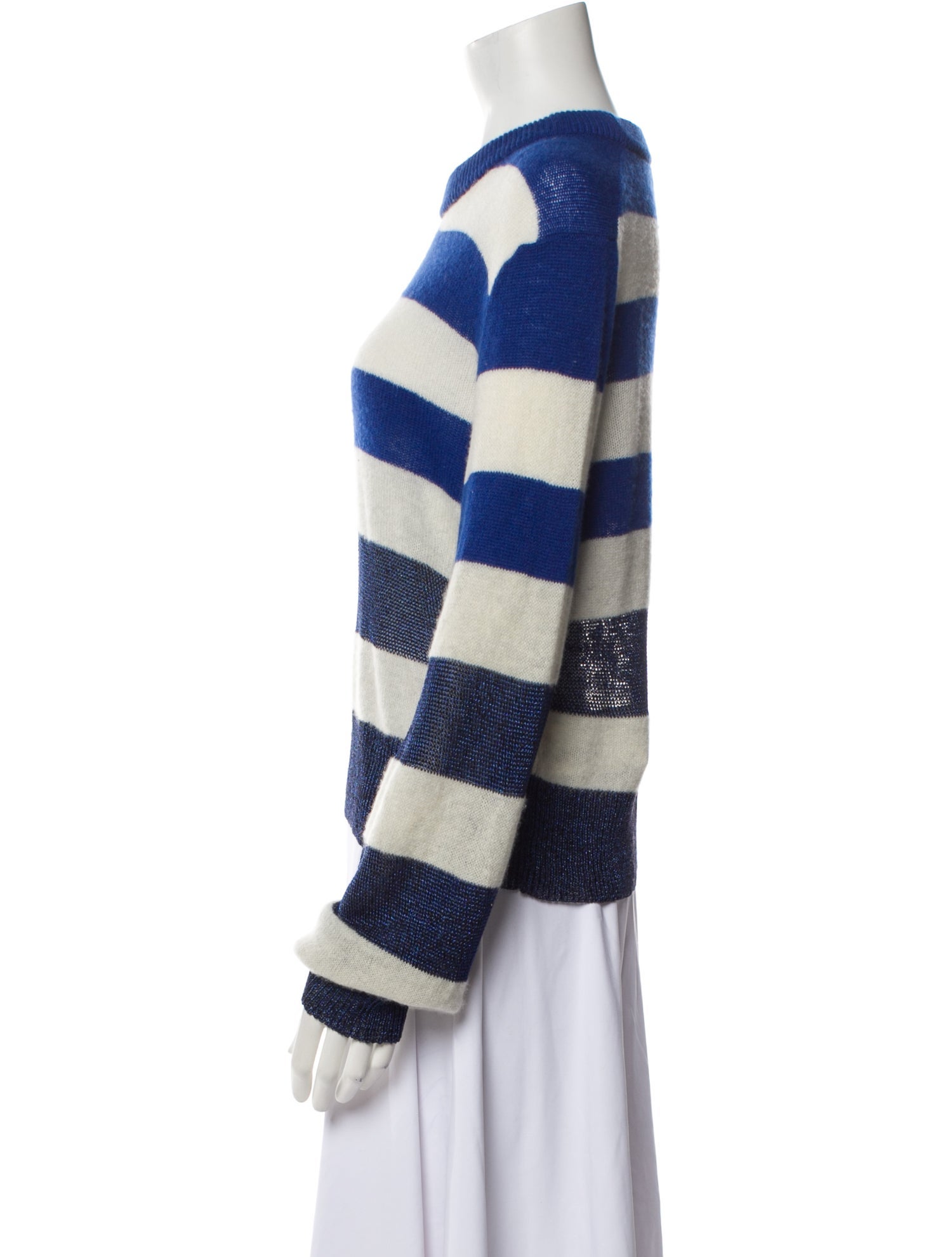 Rag & Bone Striped Crew Neck Sweater