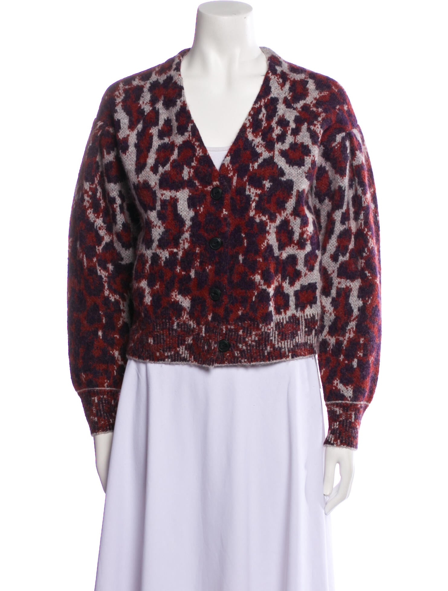 Rag & Bone Nylon Animal Print Sweater