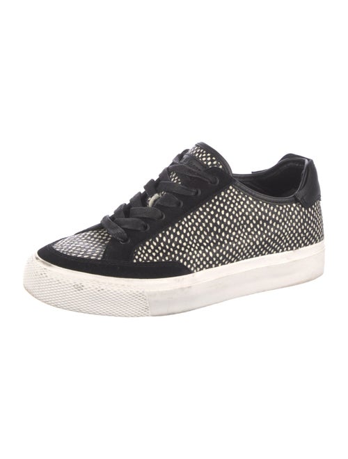 Rag & Bone Leather Animal Print Sneakers