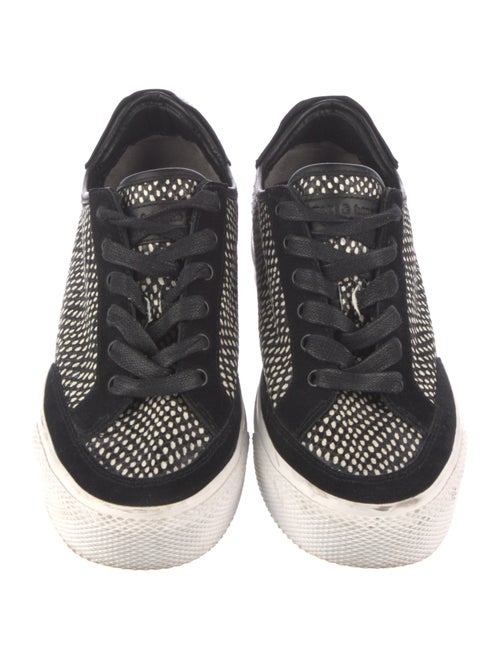 Rag & Bone Leather Animal Print Sneakers