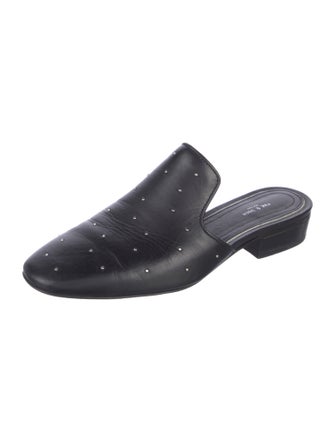 Rag & Bone Leather Studded Accents Mules