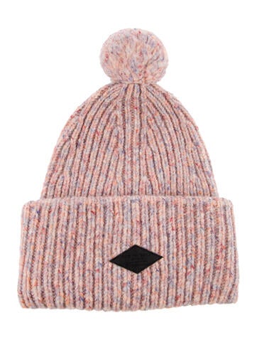 Rag & Bone Hats Pink Multicolor Knitted Hat