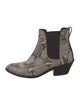 Rag & Bone Snakeskin Animal Print Chelsea Boots